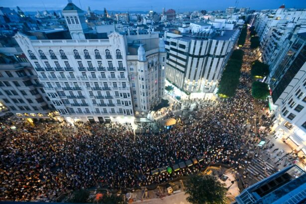 still angry more than 50000 protest in valencia on first anniversary of floods 68fd2989625b4