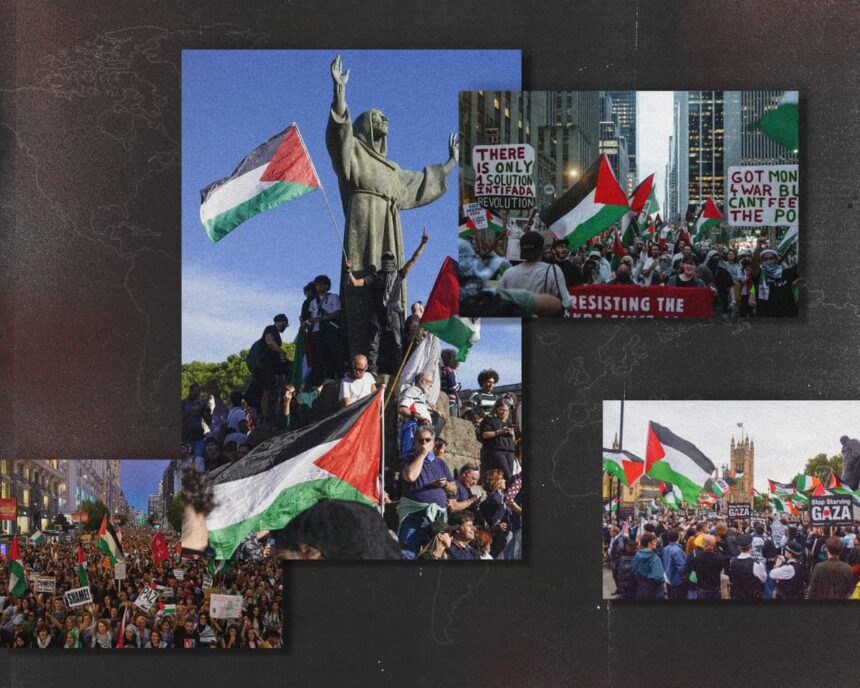 Impactul Gaza: cum mișcarea globală de susținere a Palestinei s-a confruntat cu represiune și rezistență 1 the gaza effect how a global pro palestine protest movement met repression and resistance 68ea7c4f26850