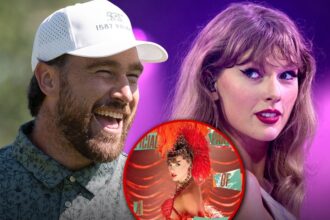 travis kelce celebrates birthday at taylor swifts showgirl movie with family 68e3c5198e74c