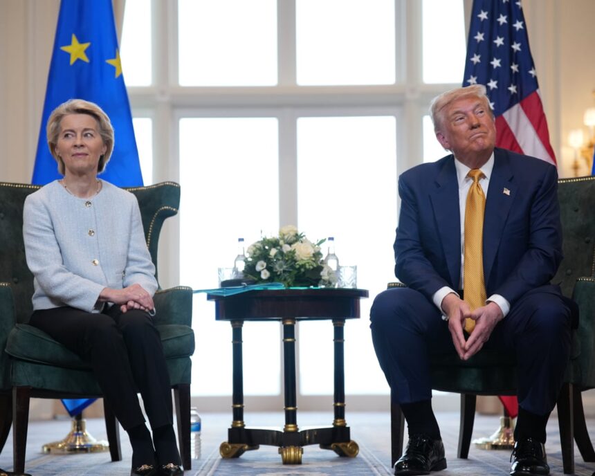 UE și SUA reiau negocierile comerciale pe fondul disputelor 1 eu and us to restart trade talks as sticking points on july tariff deal remain 6921aa2baa5b1