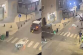 imagini inedite in italia bancomat smuls cu o masina si tarat pe strazi in timpul unui jaf 691ddc027846d