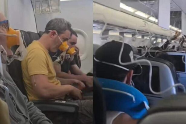 panica la bordul unui avion mastile de oxigen au cazut iar aeronava a coborat brusc pentru a evita o tragedie 691213e14b874
