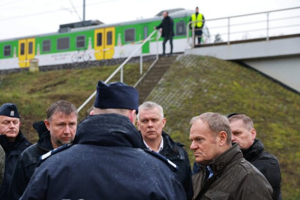 poland railway blast was unprecedented act of sabotage says donald tusk 691b28c105f7c