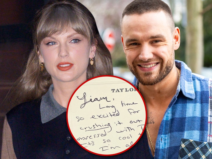 Taylor Swift îi transmite lui Liam Payne că îl susține 1 taylor swift told liam payne she was always cheering for him in note up for auction 69173ba774411
