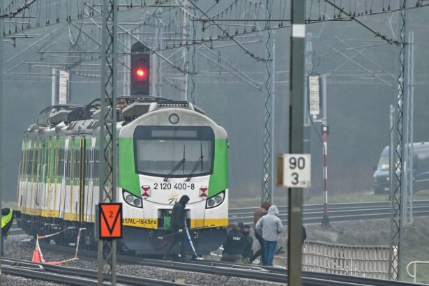 ukrainians working for russia were behind rail blasts says polish pm 691cb61574740