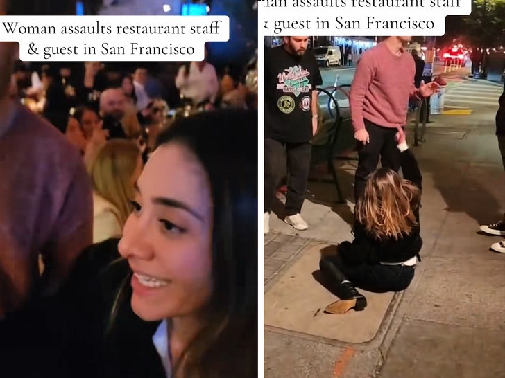 drunk woman seen in sf restaurant squabble arrested fired from her job 69431bd1bb8b6