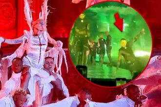 lady gaga halts mayhem ball show after dancer falls off stage 693da5b3de90e