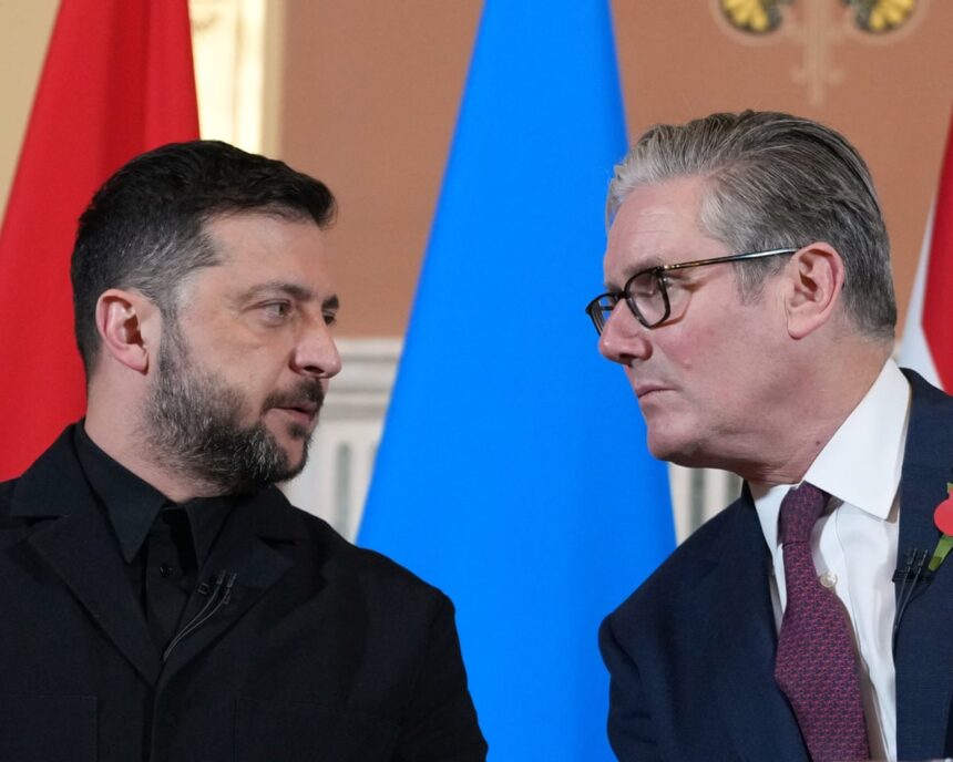 Zelensky se întâlnește cu Starmer la Downing Street 1 zelenskyy to meet starmer at downing street to discuss us draft peace deal 693518bec26a8