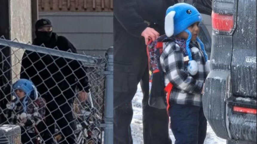 Copil de cinci ani, săltat de agenții ICE în fața casei 1 copil de cinci ani saltat de agentii ice chiar in fata casei micutul a fost dus intr un centru de detentie din texas l au folosit drept momeala 6971db19302d6