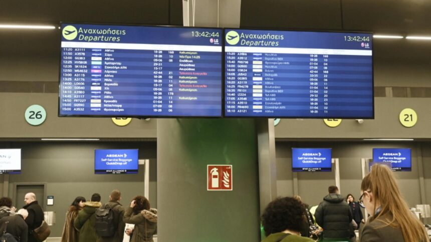 Zboruri suspendate pe aeroporturile din Grecia 1 haos pe aeroporturile din grecia zborurile suspendate la nivel national 695a75eb48e45
