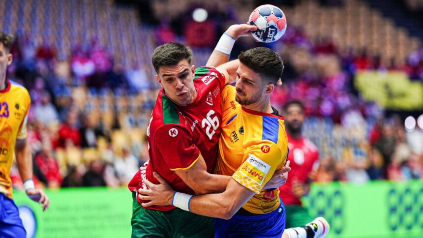 România - Portugalia 34-40 în debutul Europeanului de handbal 1 video exclusiv romania portugalia 34 40 in primul meci la europeanul de handbal video cu toate fazele turneul e transmis de voyo 696d359282f24