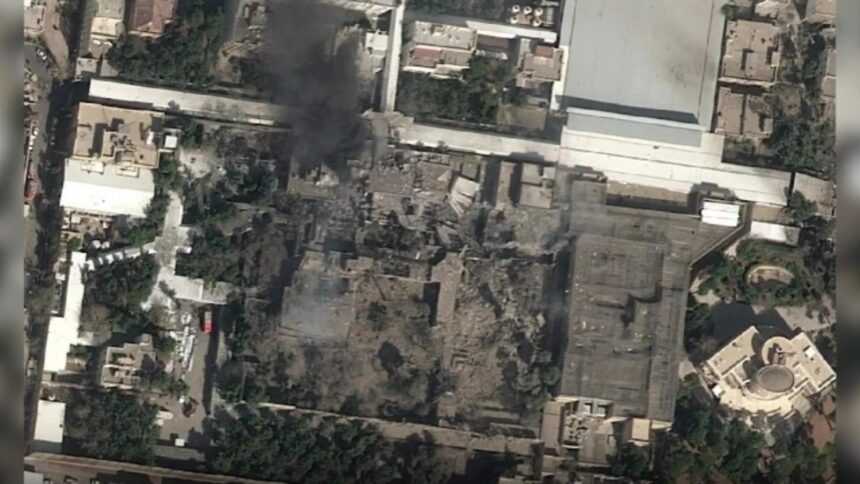palatul liderului de la teheran a fost distrus in totalitate imagini din satelit care arata dezastrul 69a2ff7646696