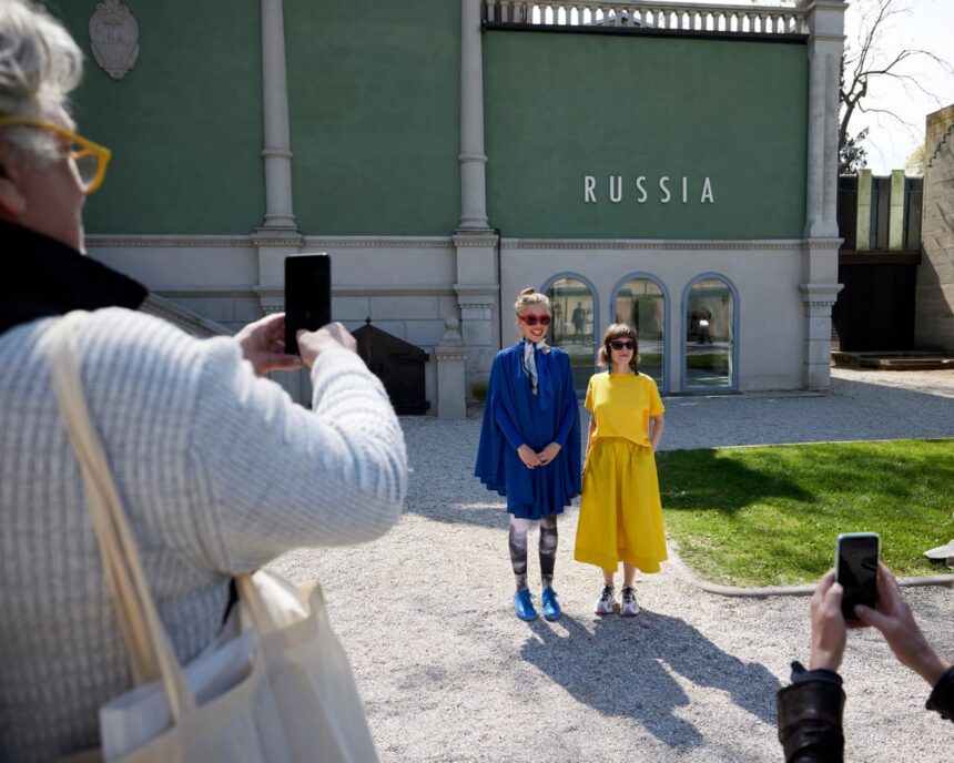 a stage for whitewashing war crimes venice biennale urged to exclude russia 69aed2869a9b1