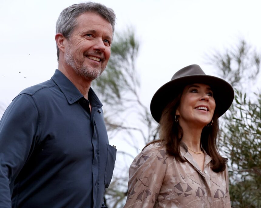 danish royals frederik and mary begin six day australia tour with visit to rain soaked red centre 69b63e1477c4e