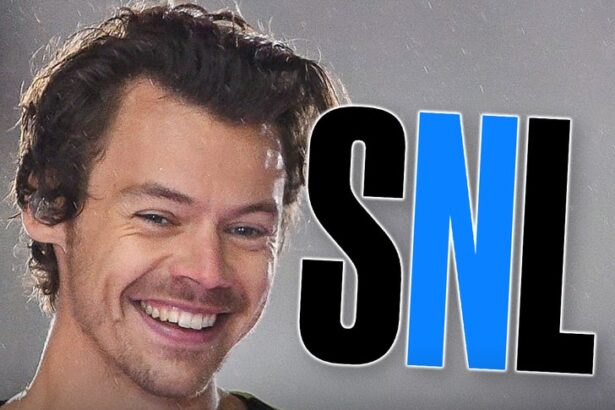 harry styles kisses snl cast member while joking about queerbaiting claims 69b6c28ae7879