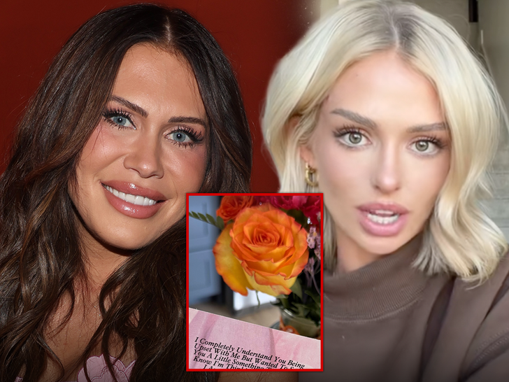 jessi draper sends miranda hope flowers after hooking up with her