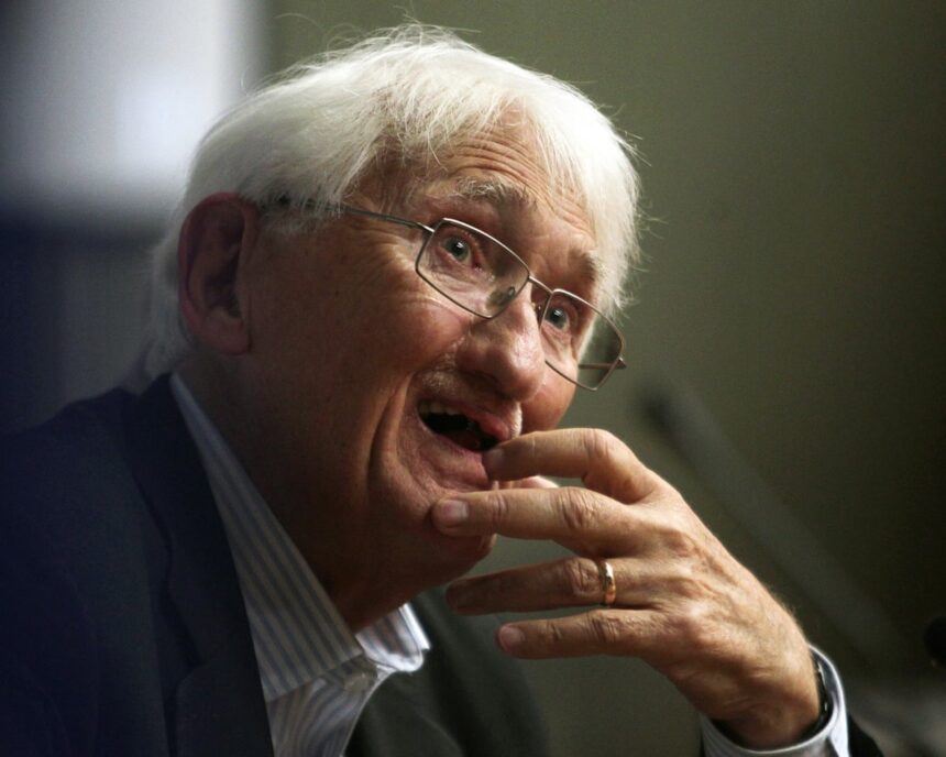Moartea filozofului german Jürgen Habermas la 96 de ani 1 jurgen habermas german philosopher and sociologist dies aged 96 69b5e6710f58e