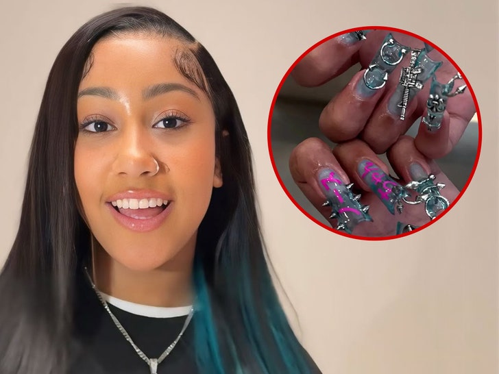 north west debuts long nails with spikes piercings 69b58ad2b139d
