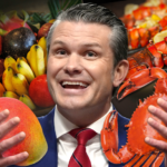 pete hegseth blew billions on shellfish steak fruit baskets furniture 69b06499946d9