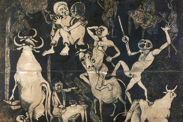 the violence of racist tyranny african guernica goes on display alongside picasso masterpiece 69c6a9abc2253