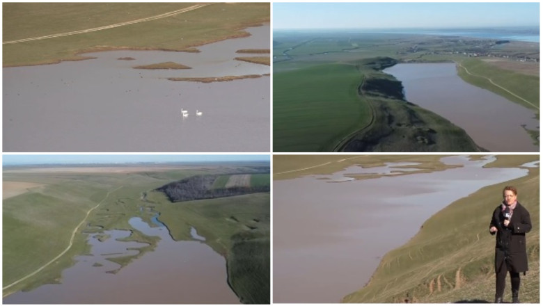 Lacul din Olt s-a reumplut după ploile recente 1 video un lac din olt secat ani la rand s a reumplut dupa ploile si ninsorile din ultimele luni au inceput sa apara si pasarile 69b7214cc2042